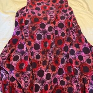 LuLaRoe Multicolor Circle Pattern Dress